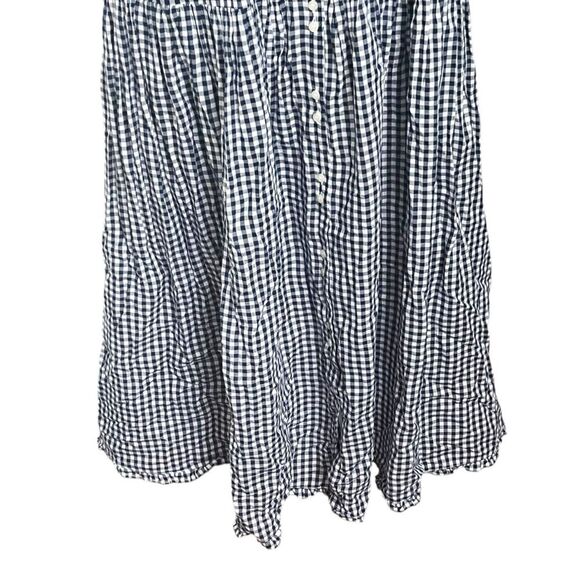 Doen Blue and White Smocked Maxi Sundress - Picture 4 of 12